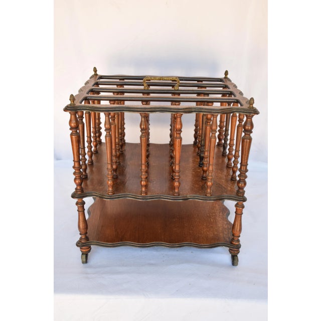 Early 20th Century English Magazine Rack For Sale - Image 5 of 11