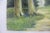Vintage Landscape Oil Painting, Original Art, Signed by Artist Trees, Unframed For Sale - Image 6 of 10