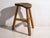 Wood Antique Chinese Crescent Stool, 1920 For Sale - Image 7 of 9