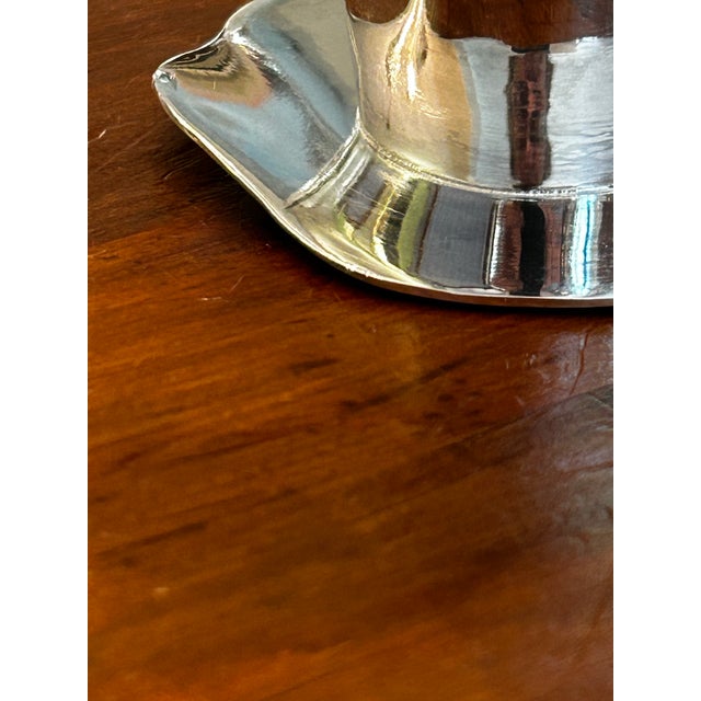 Metal Izabel Lam New York Modernist Silver Plated Wavy Vases - A Pair For Sale - Image 7 of 8