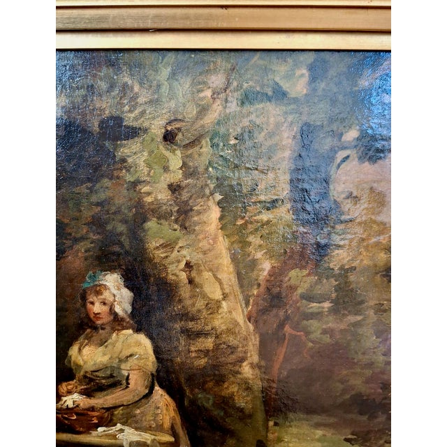 English A Late 18th-Century Rural Family Scene, Attributed to George Morland (1763–1804) For Sale - Image 3 of 13