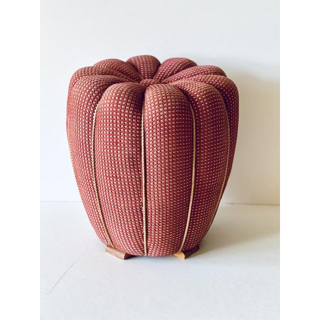 Vintage Pouf by Jindrich Halabala for Cesky Nabytek, 1950s For Sale - Image 16 of 18