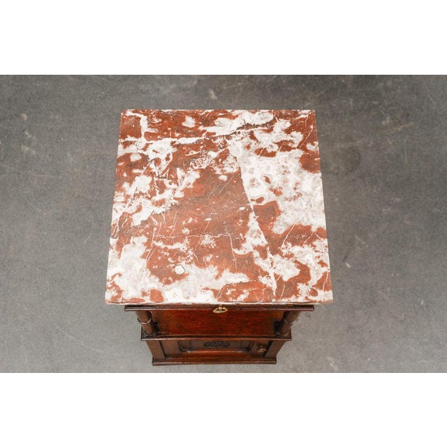 French Oak Bedside Tables, 1900, Set of 2 For Sale - Image 17 of 18