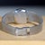1970s Rolex Precision 2644 Vintage 1971 Silver Dial 18k White Gold Mesh Bracelet Watch For Sale - Image 10 of 12