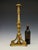 18th-Century Neoclassical Italian Giltwood and Polychrome Candlestick, 1800 For Sale - Image 6 of 18