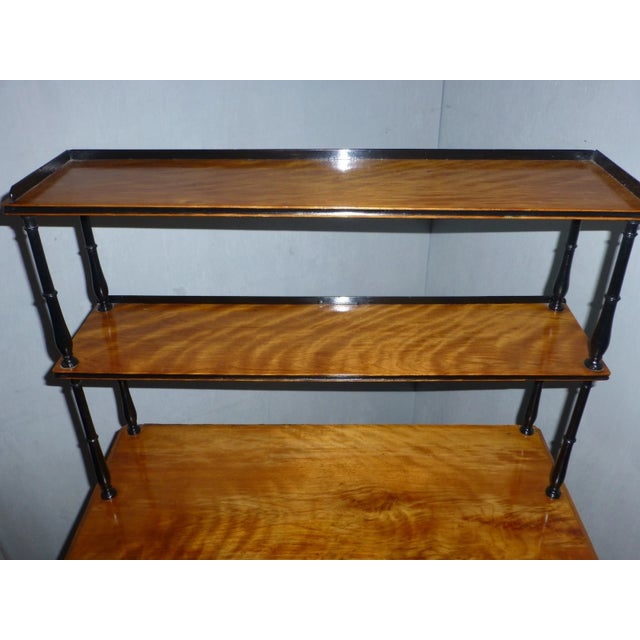 Antique Regency Satinwood Secretaire Chiffonier Cabinet Attributed to Gillow C1810 For Sale - Image 9 of 10