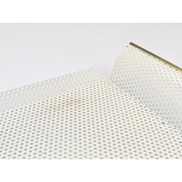 Brass and Perforated Metal Rigitulle Tray from Vereinigte Werkstätten, Germany, 1970s For Sale - Image 17 of 18