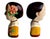 Art Nouveau Vintage Hand-Painted French Millinery Style Madame Fleur Head Mannequin For Sale - Image 3 of 12