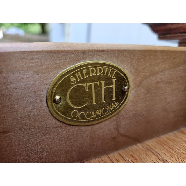 CTH Sherrill Mahogany Neoclassical Style Cabinets For Sale - Image 14 of 14