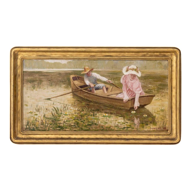 Helena Adele Dunlap Rowing on the River, 1908 For Sale