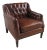 Matthew Izzo Chatsworth Chesterfield Wingback Chair For Sale