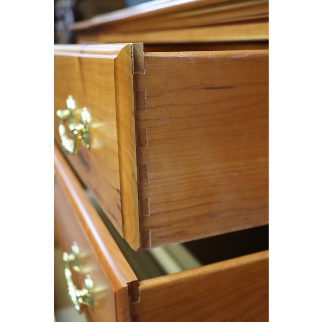 Harden Classic Cherry Dresser With Mirror, Solid Cherry, 12 Drawer For Sale - Image 14 of 18