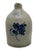 Blue Excellent Antique American Blue Flower Decorated 2 Gallon Jug by New York Stoneware Company Fort Edwards - Circa Mid 1800s For Sale - Image 8 of 18