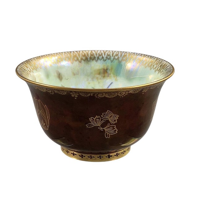 Fairyland Ruby Lustre Bowl by Daisy Makeig-Jones for Wedgwood, 1914 For Sale - Image 5 of 10