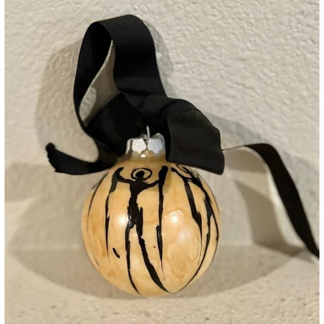 2000 - 2009 Collectors Original Artist’s 3.5” Round Christmas Ornament by Don Shearer, Signed & Dated 2005 For Sale - Image 5 of 12