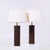 Thomas Pheasant for Baker Furniture Dowel PH020 Table Lamp - Pair Each lamp measures: 18 wide x 18 deep x 32.25 inches...