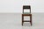 A Belgian Art Deco side chair from the 1920s, crafted in solid oak with a distinctly modernist sensibility. Its geometric,...