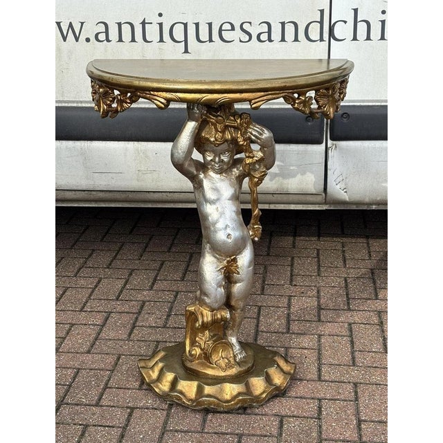 Wood Console Table in Wood For Sale - Image 7 of 12