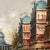 Textile Mid 20th Century Vintage Impressionistic Painting on Canvas Parisian Street Scene Signed by Marchand, Framed For Sale - Image 7 of 12