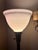 1960s Vintage Stiffel Celadon Green Ostrich Egg Brass Torchiere Lamps - a Pair For Sale - Image 5 of 7