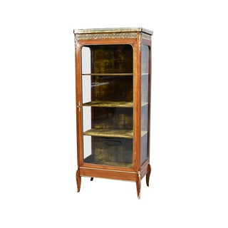 Small Louis XV Showcase in Cherry, Early 20th Century For Sale