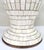 Mid-Century Off-White Mosaic Natural Bone With Brass Inlay Urn or Vase For Sale - Image 11 of 12