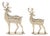 Metal Deer Decor (Set of 2) For Sale