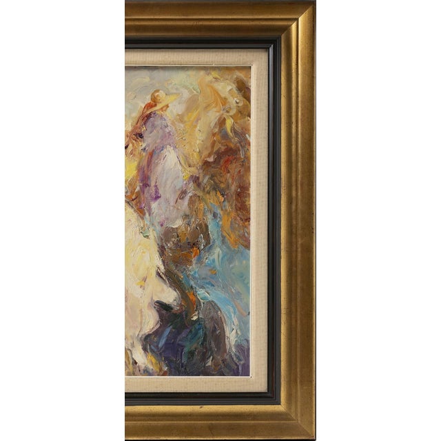 Pedro Bueno, Painting of a Lady, Oil on Canvas, Framed For Sale - Image 4 of 8