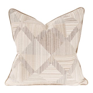 Prisma Natural 20x20 Down Filled Pillow For Sale