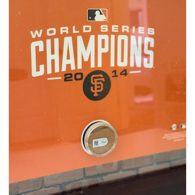 This Steiner Sports framed commemorative piece celebrates the San Francisco Giants’ 2014 championship season. Bold white...
