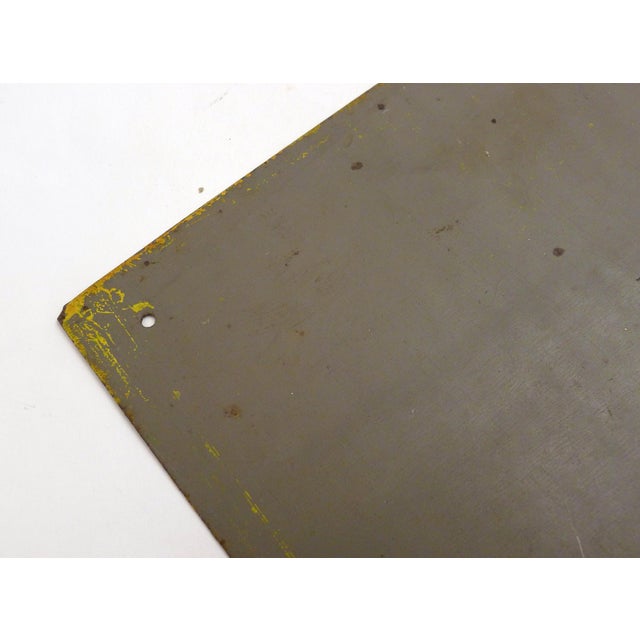 Mid-Century Dalami Advertising Sign in Sheet Metal, France, 1950s For Sale - Image 9 of 13