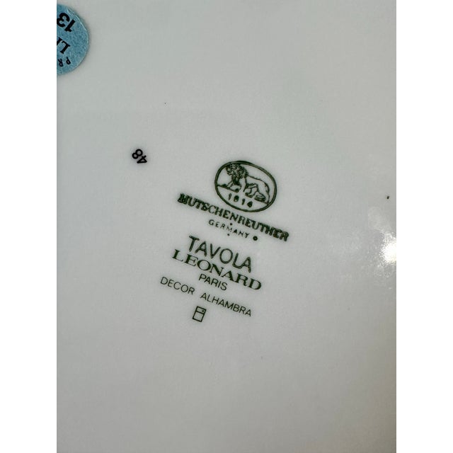 1980s Alhambra by Hutschenreuther Tavola Leonard Paris 23-Piece Tea Set For Sale - Image 9 of 12