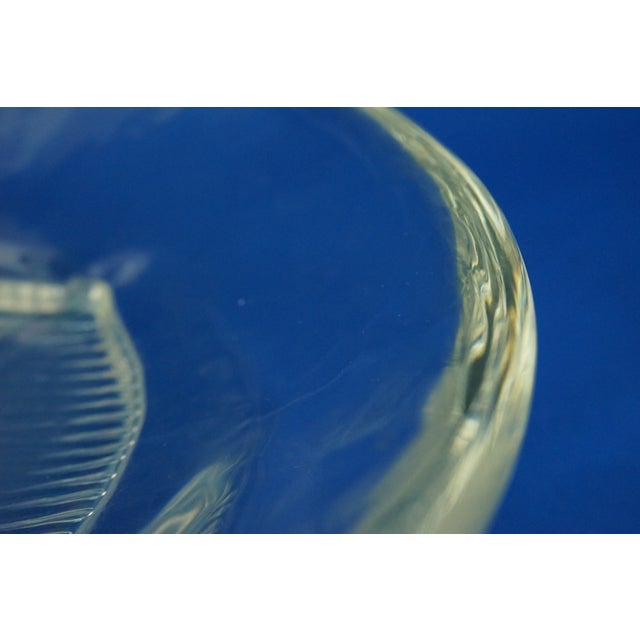 Vintage Centerpiece Emptier in Iridescent Murano Glass with Leaf by Alfredo Barbini, 1950s For Sale - Image 17 of 18