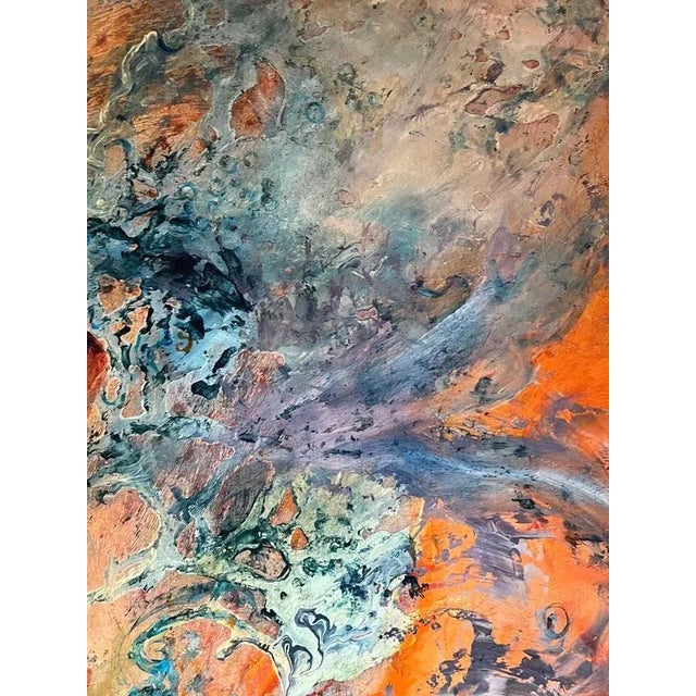 José Gerson, Drowned in Thought, 1992, Oil on Masonite For Sale - Image 6 of 12