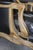 Maison Jansen Genuine Leather Gilt and Paint Decorated Grand Scale Bergere Chair For Sale - Image 14 of 15