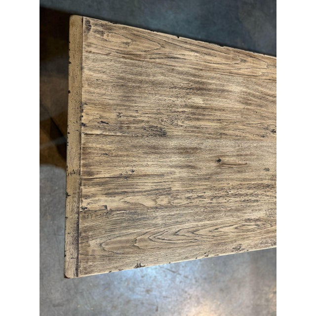 French Oak Farmhouse Dining Table, 1920s For Sale - Image 12 of 18