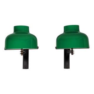 Max Bill Wall Lamps by Miguel Milà for Polinax, 1960s, Set of 2 For Sale