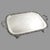 English Old Sheffield Fused Plate Tray Footed c 1810 For Sale - Image 9 of 9