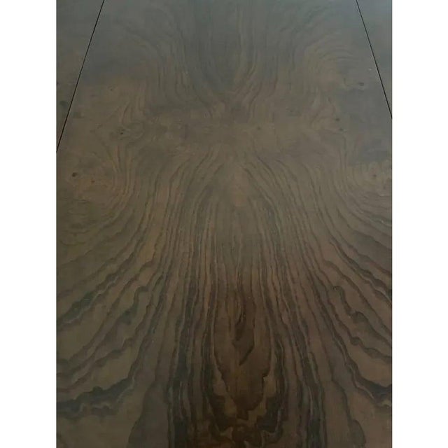Mid-Century Modern 1970s Milo Baughman for Thayer Coggin Monumental Burl Dining Table For Sale - Image 3 of 12