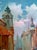 Paper Oil Painting Dynamics of Urban Life Yuriy Suprunchuk For Sale - Image 7 of 12