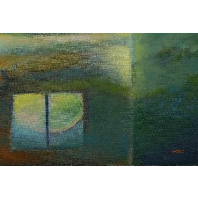 Contemporary Roberto Cuccaro, Sunlight Coming Through, Original Oil on Canvas, 2000s For Sale - Image 3 of 3