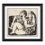 Two Seated Women Framed Art Print by David Phoenix For Sale