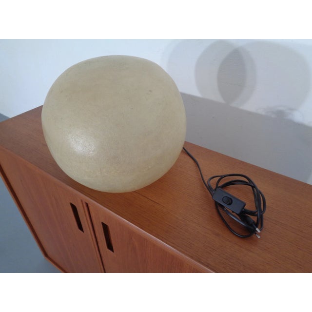 André Cazenave table lamp made of fiberglass. I have official proof of authenticity such as vintage catalogs, designer...