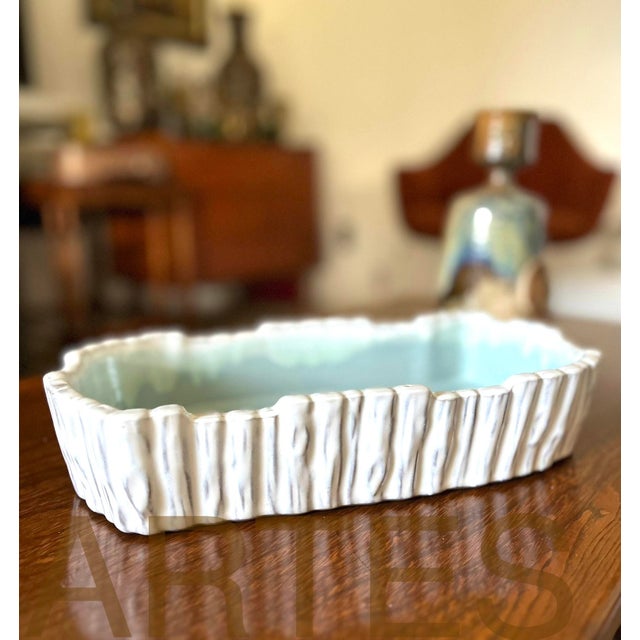 Mid Century Modernist Ikebana Ceramic Vase For Sale - Image 10 of 10