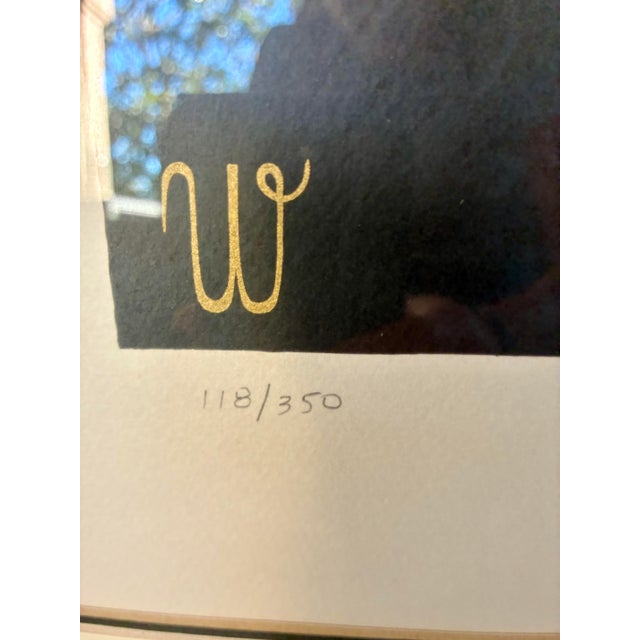 1970s Erté Letter “W” Signed & Numbered Lithograph, 1977 — With Documentation For Sale - Image 5 of 12