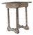 Stunning Antique Square Top Table With an Apron Drop and Spiral-Turned Legs With Yoke Shaped Base For Sale