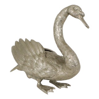Late 20th Century Italian Goose Statue For Sale