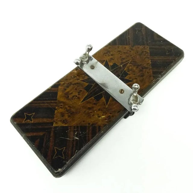 Wood Art Deco Paper Press, Poland, 1930s For Sale - Image 7 of 9