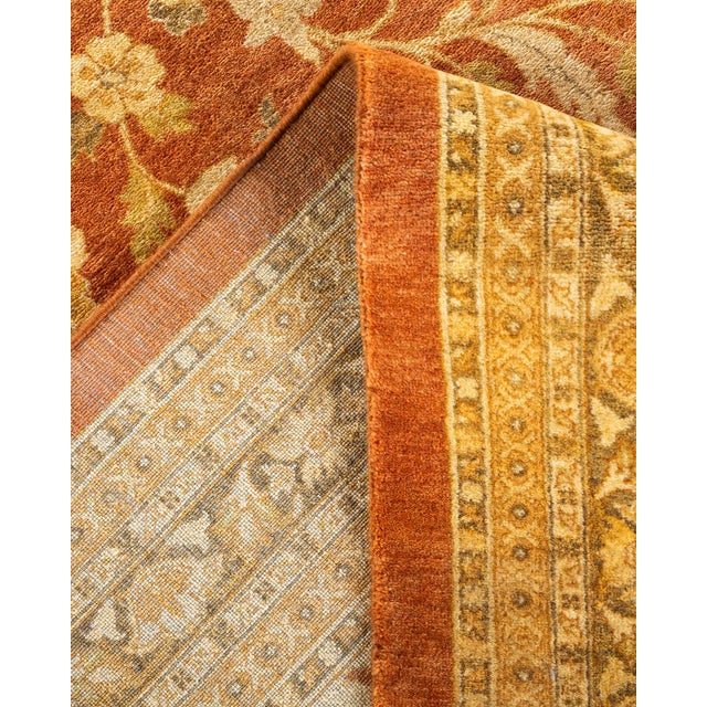 Mogul, One-of-a-Kind Hand-Knotted Area Rug - Brown, 12' 3" x 17' 8" For Sale In New York - Image 6 of 8