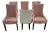 Set of 6 Blush Velvet Dining Chairs by Mitchell Gold & Bob Williams For Sale